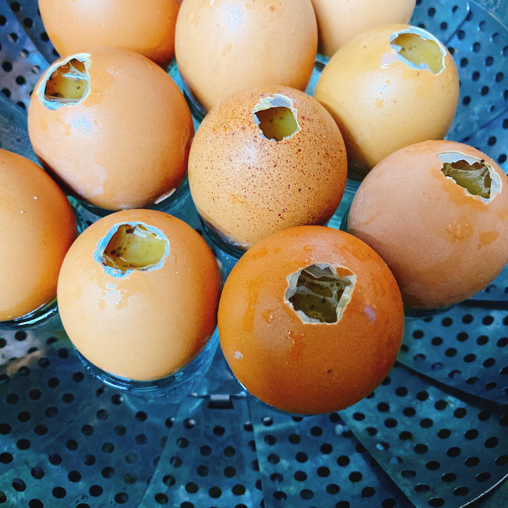 cách làm trứng gà nướng