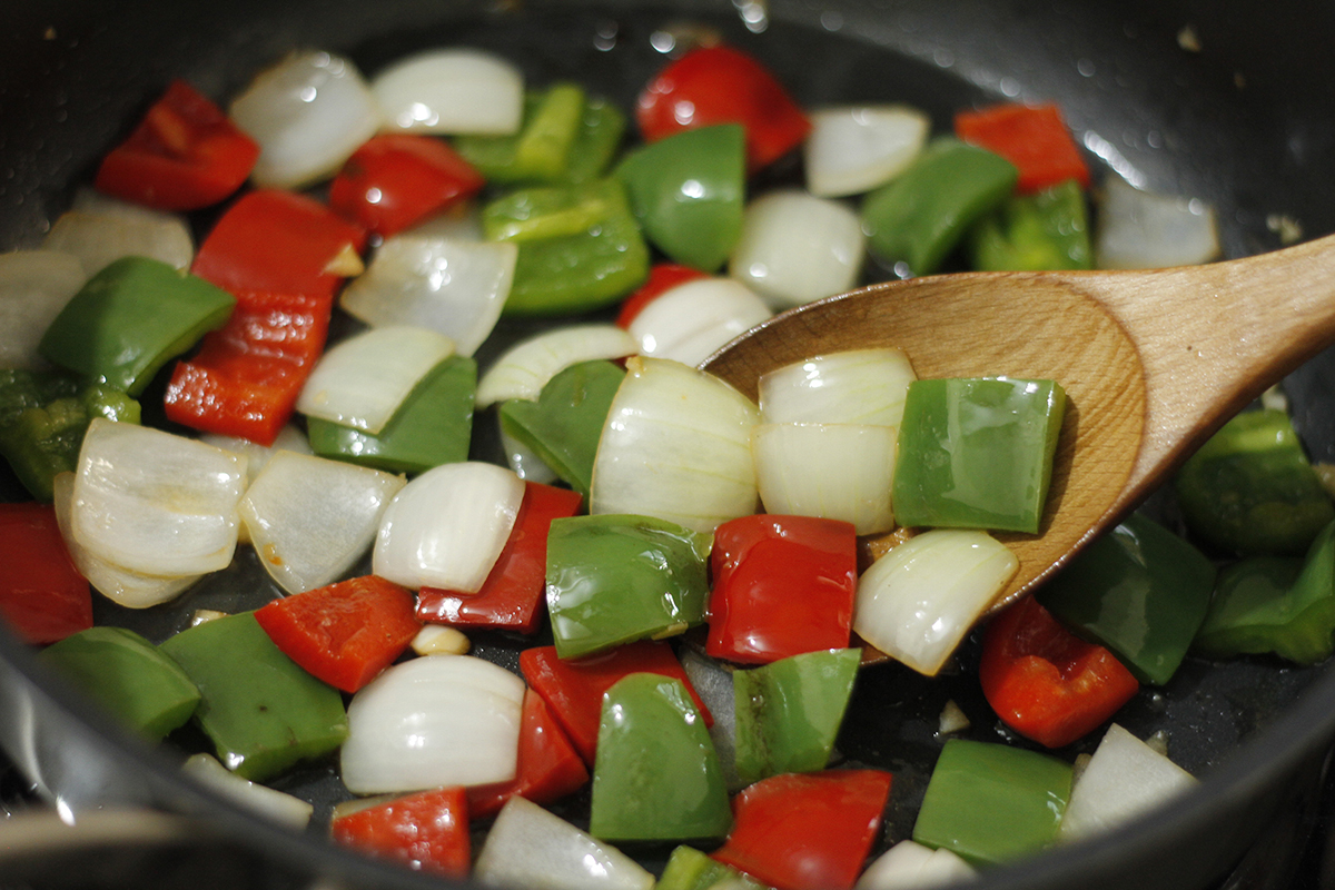 xào ớt