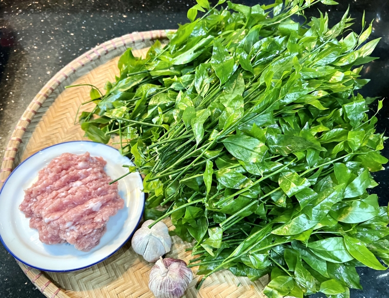 cách chế biến rau mì chính