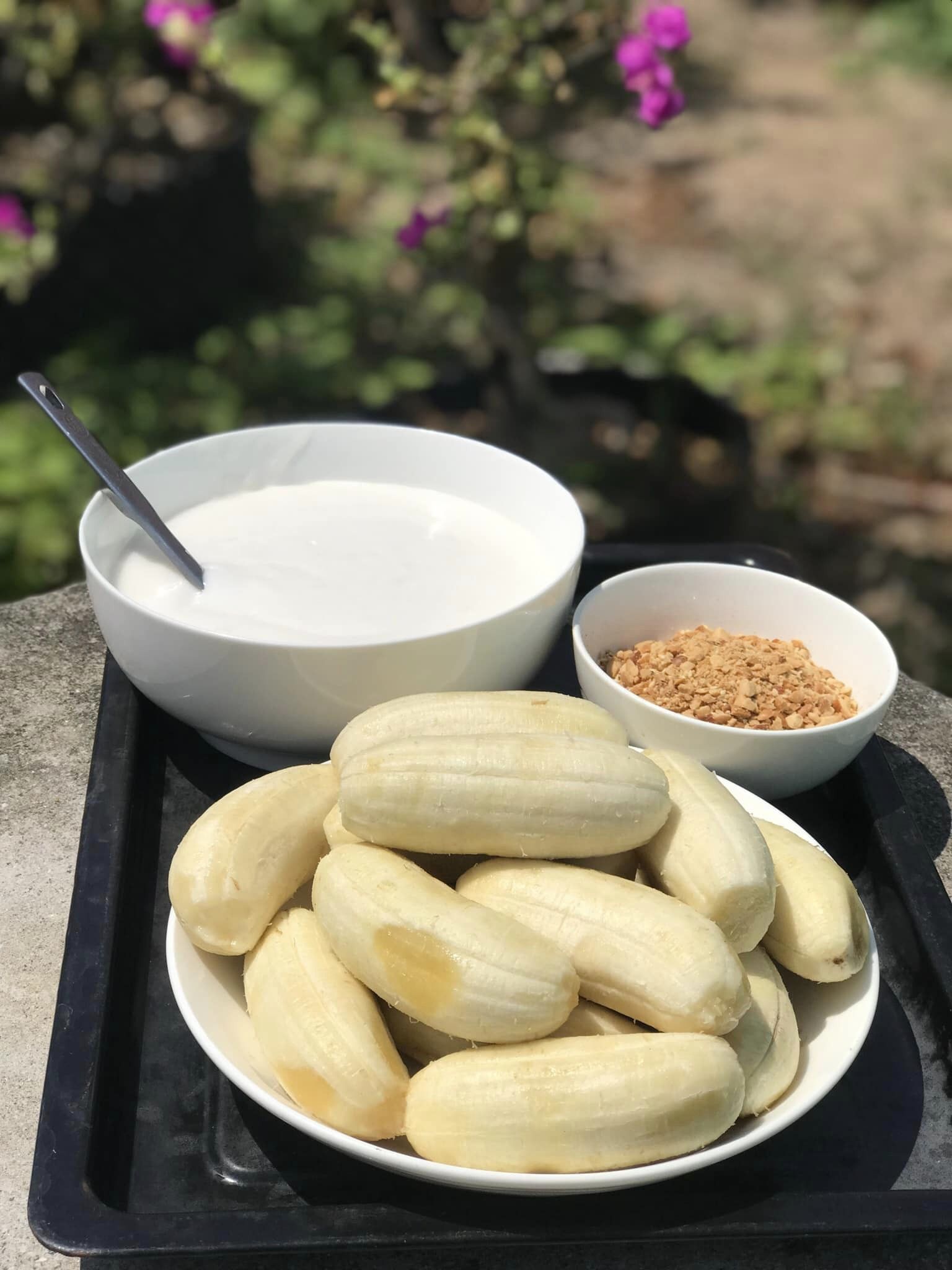 cách làm kem chuối