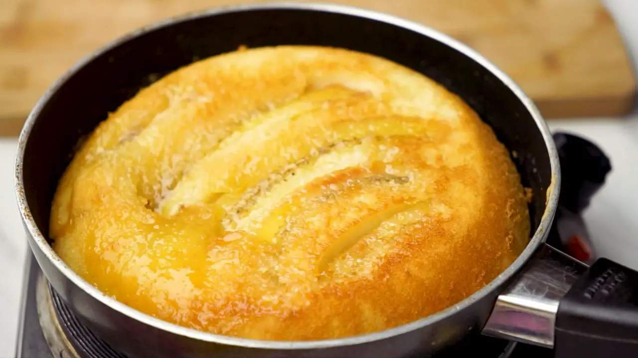 cách làm bánh chuối nướng bằng chảo chống dính