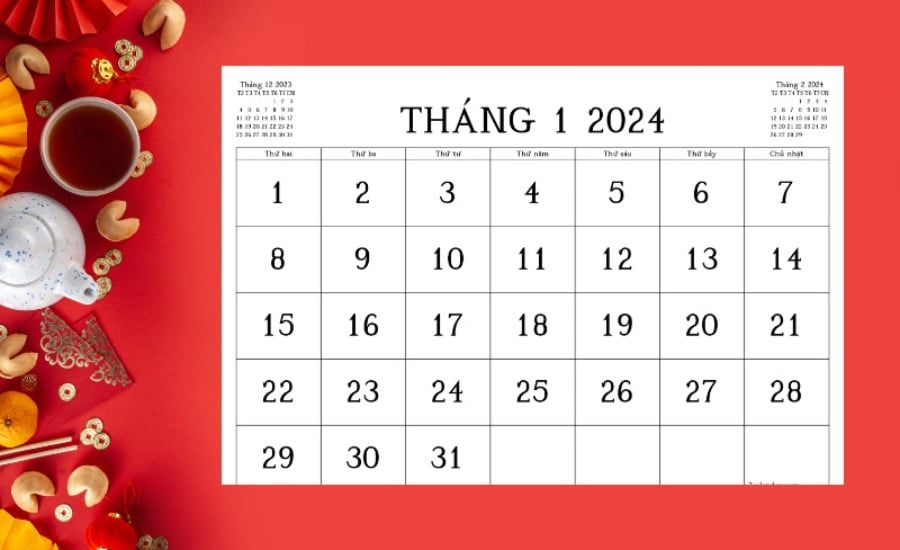 lịch nghỉ tết
