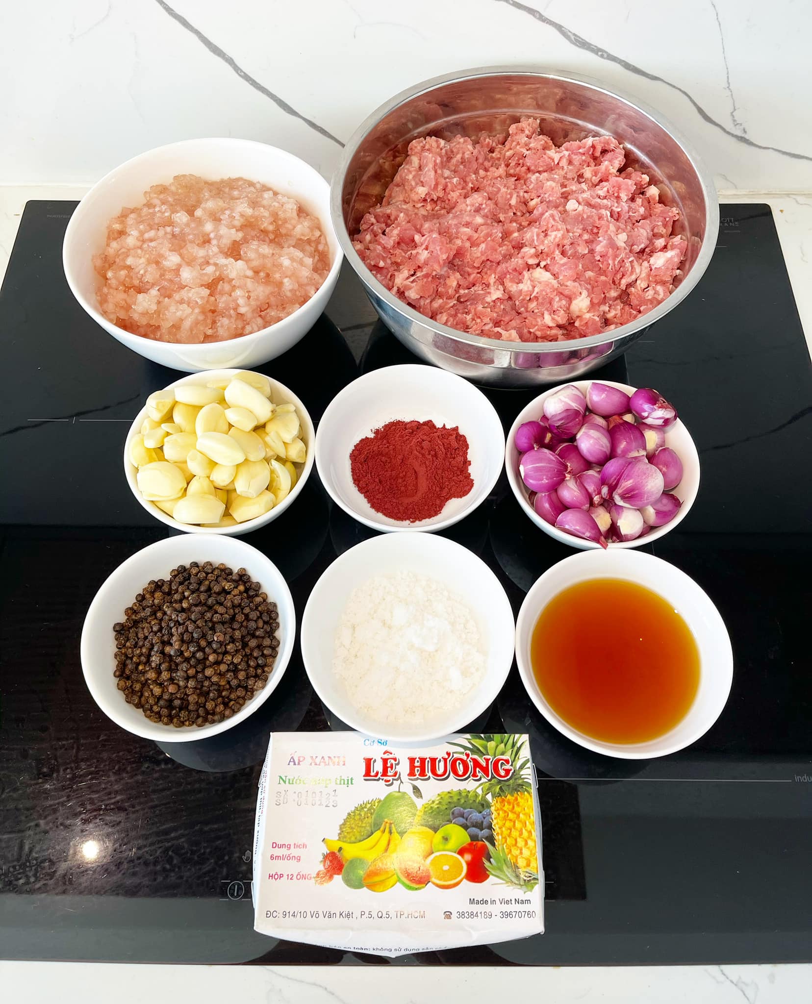 sơ  chế nguyên liệu