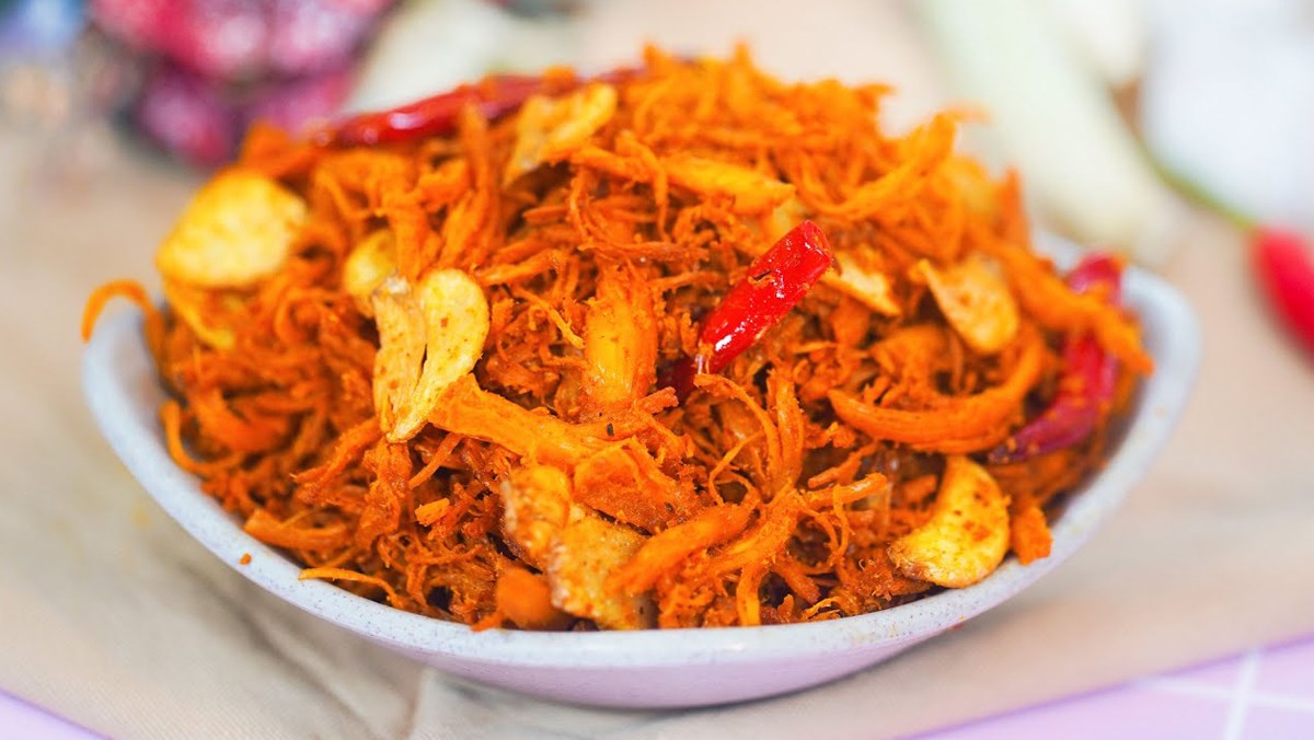 cách làm khô gà bơ tỏi