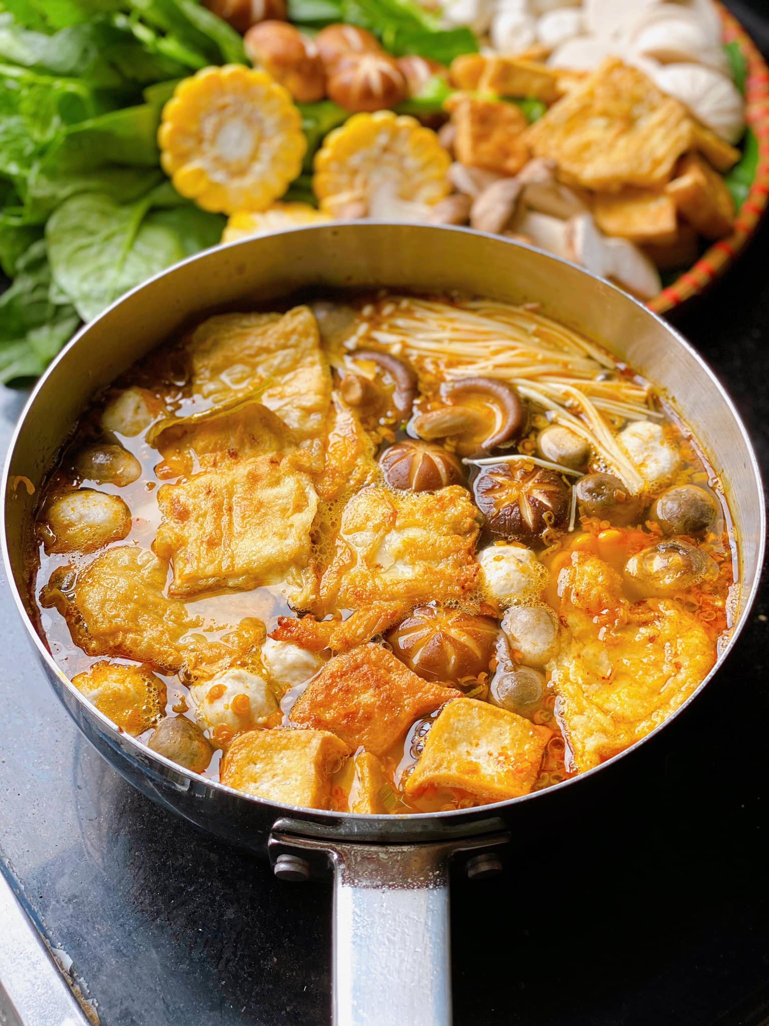 lẩu chay rau nấm