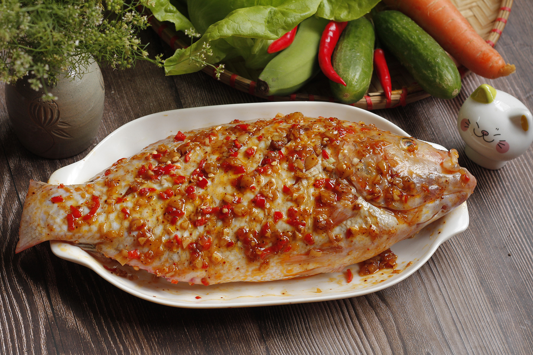 Cách làm cá nướng muối ớt