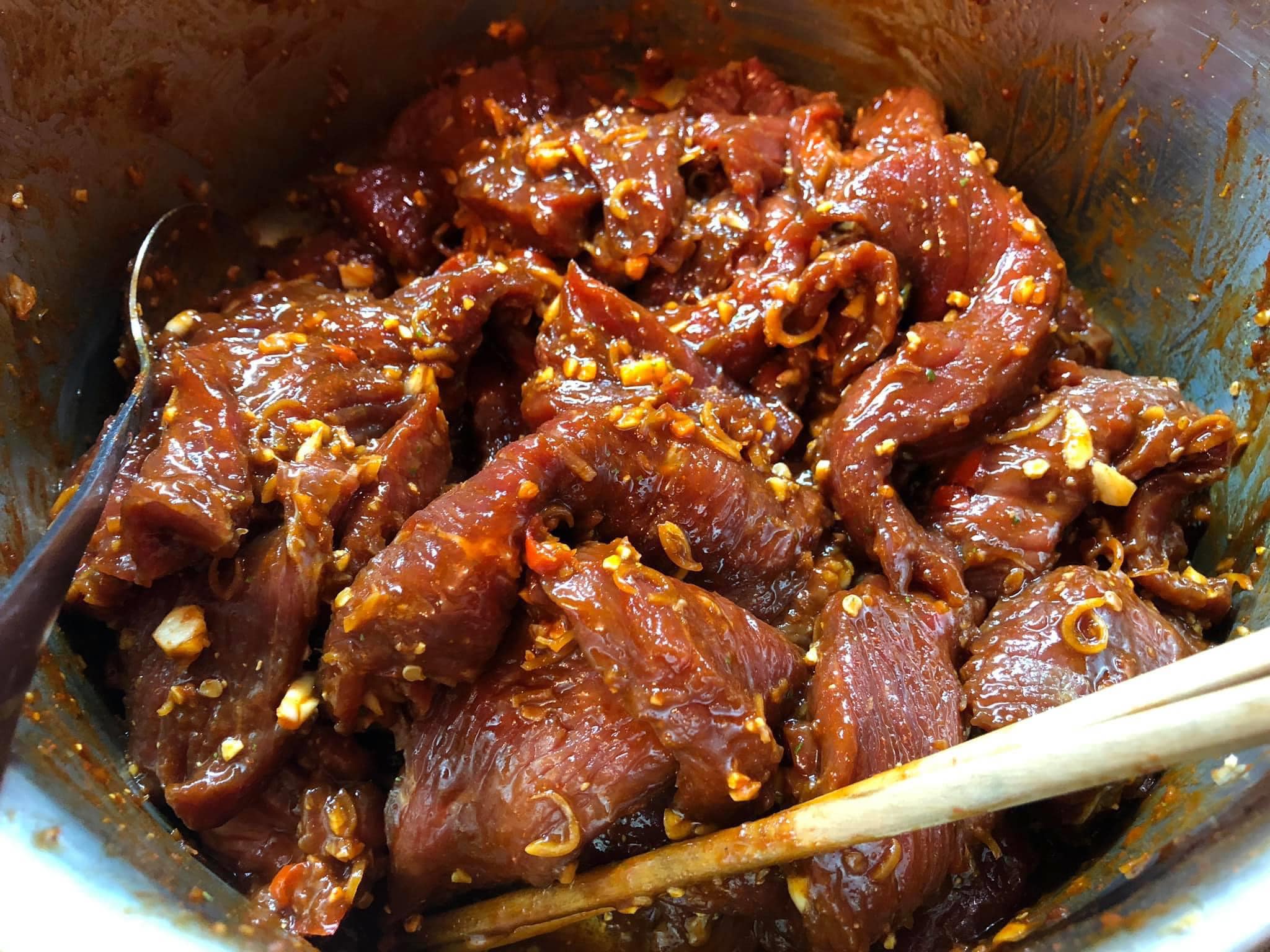 cách làm thịt lợn giả bò khô