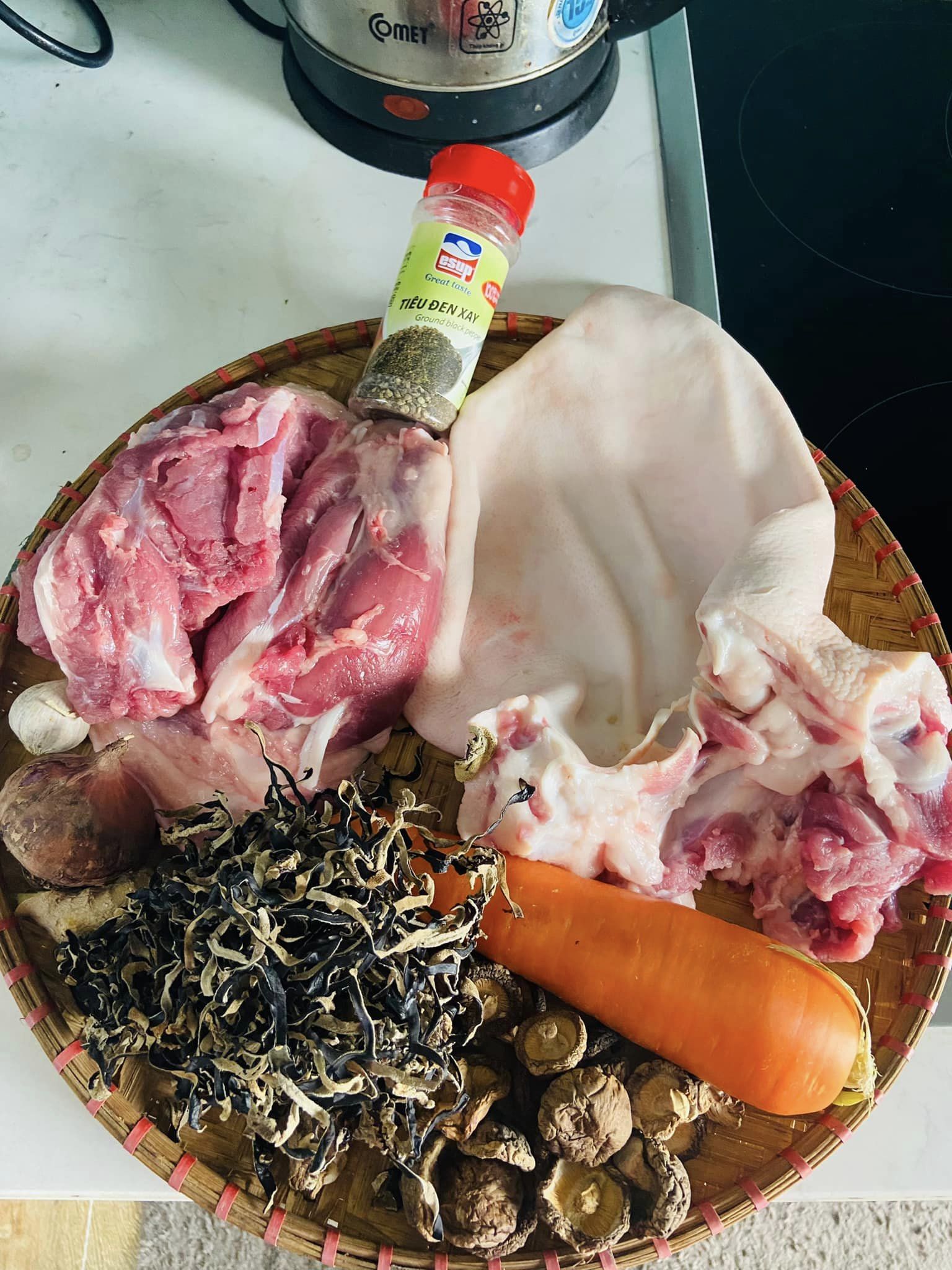 sơ chế nguyên liệu