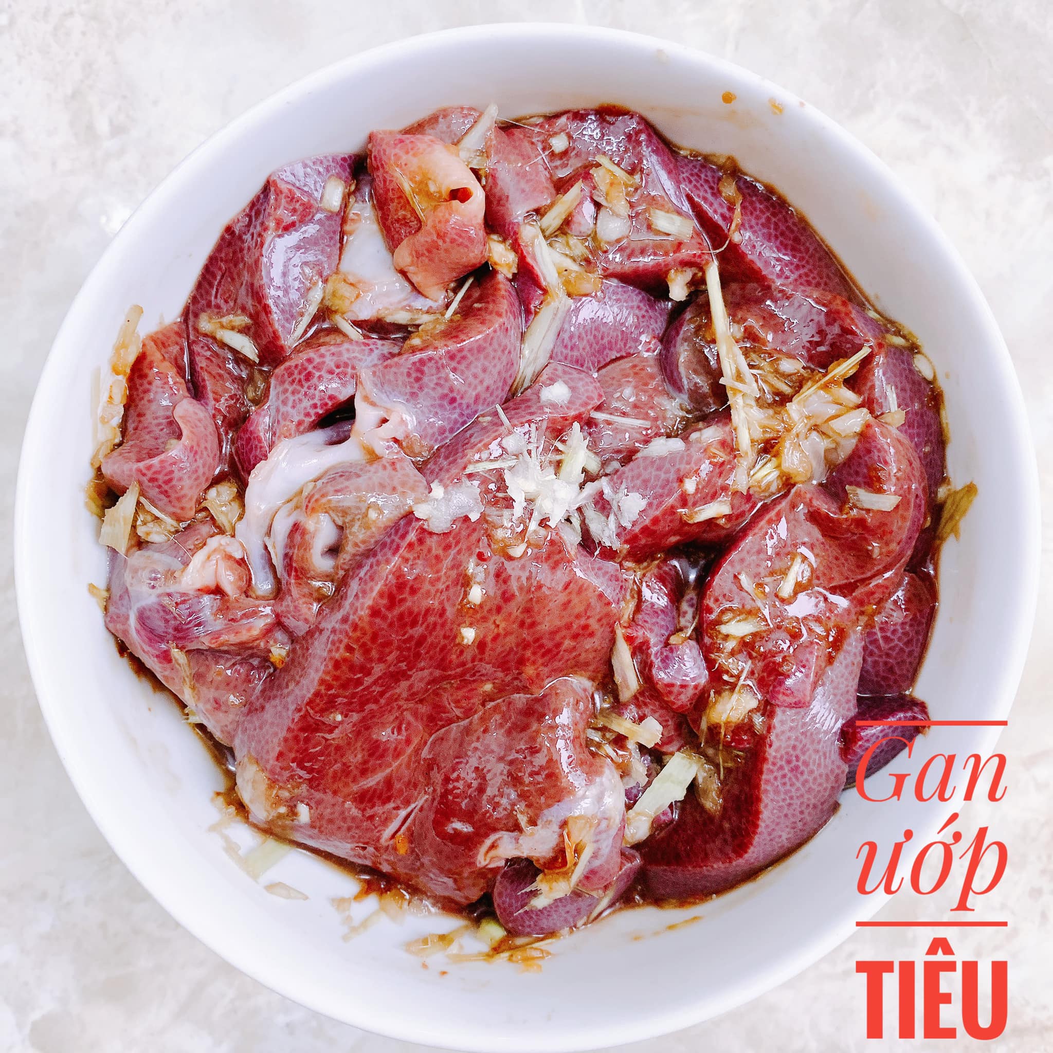 Công thức ướp gan
