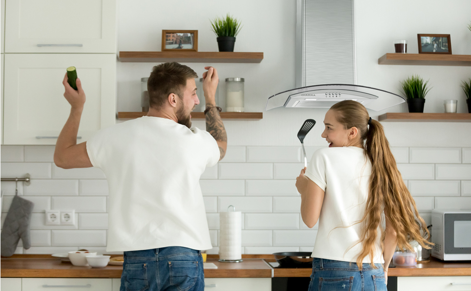 lắp đặt hút mùi thế nào cho hợp phong thủy