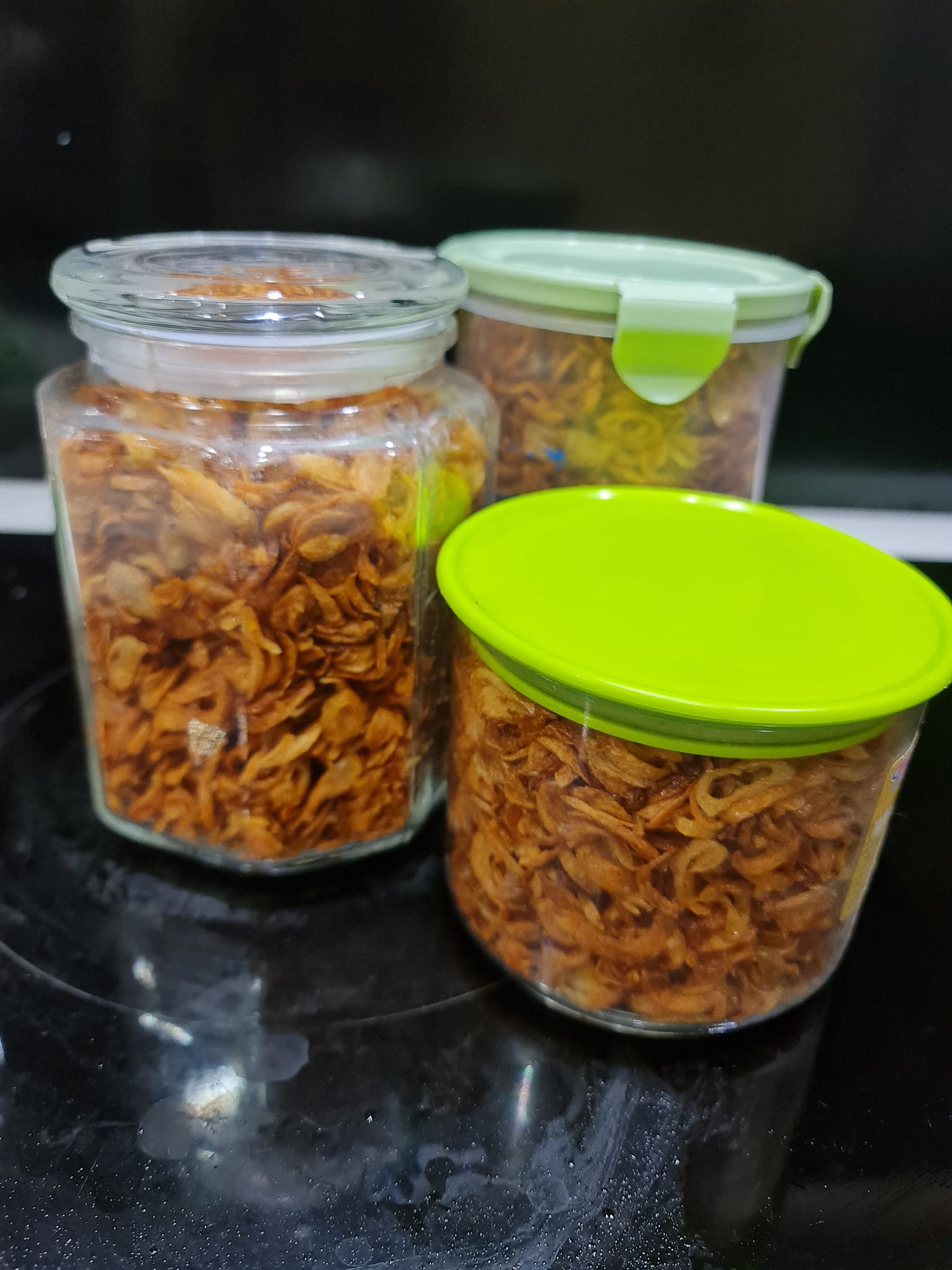 cách làm hành phi bằng nồi chiên không dầu