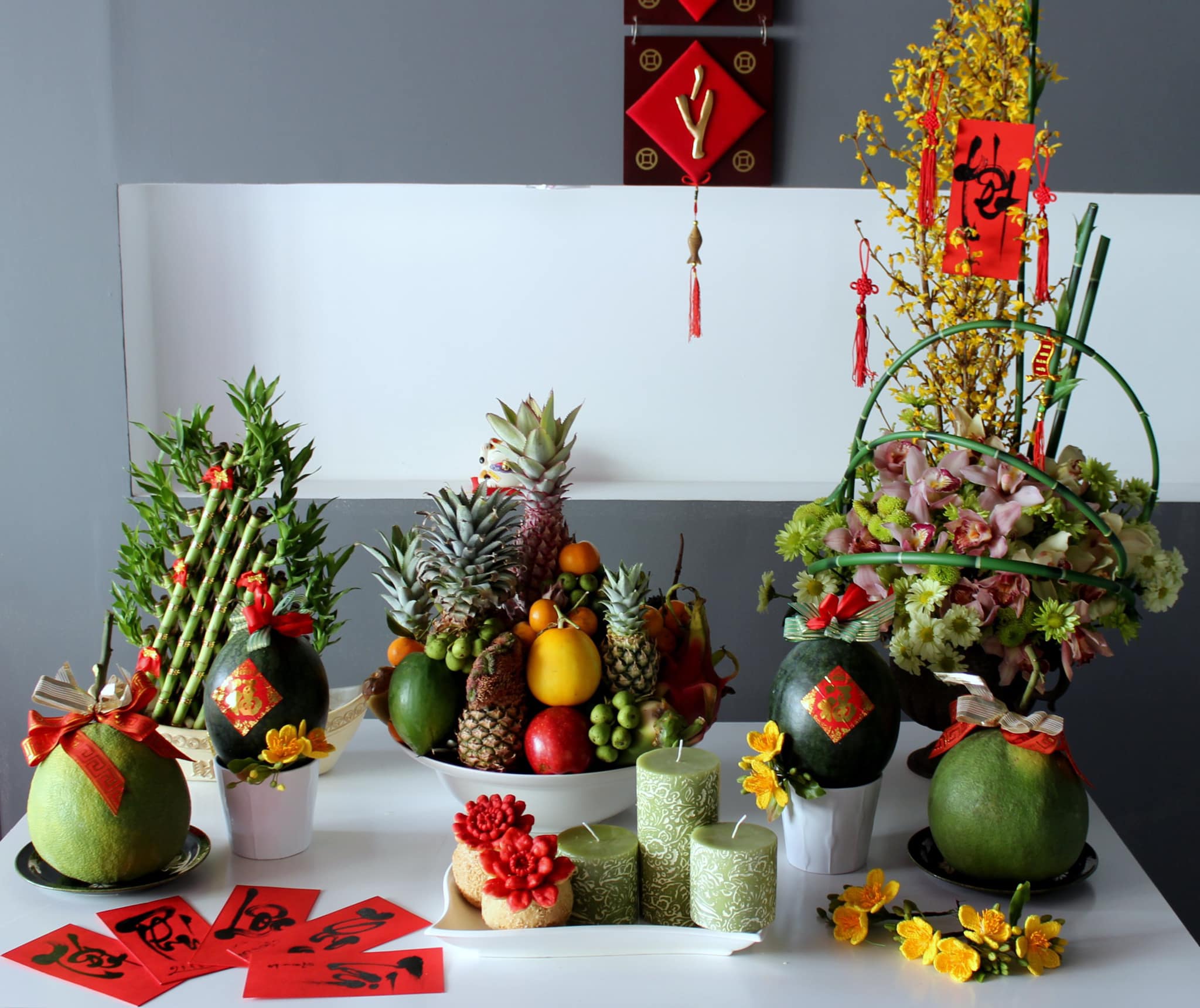 cách chưng mâm ngũ quả ngày Tết