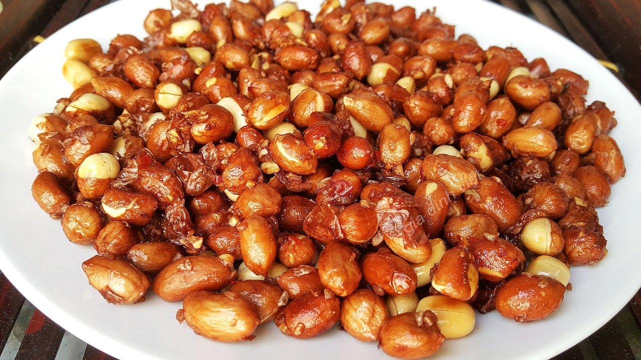 cách làm đậu phộng rang tỏi ớt