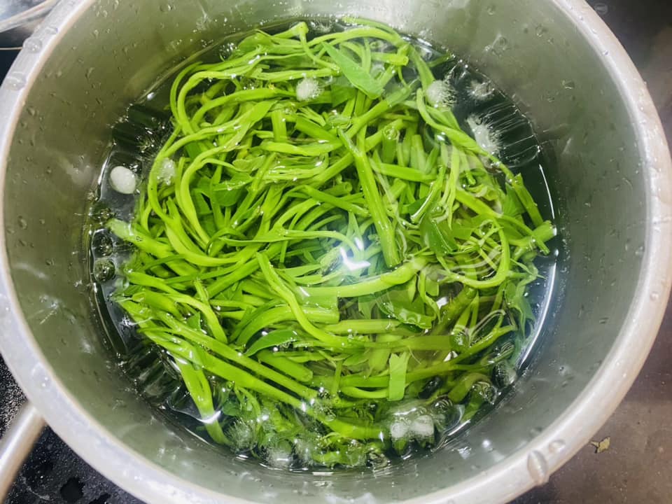 luộc rau