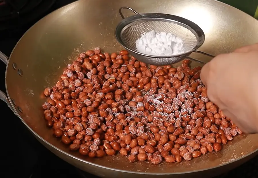 cách làm đậu phộng rang tỏi ớt