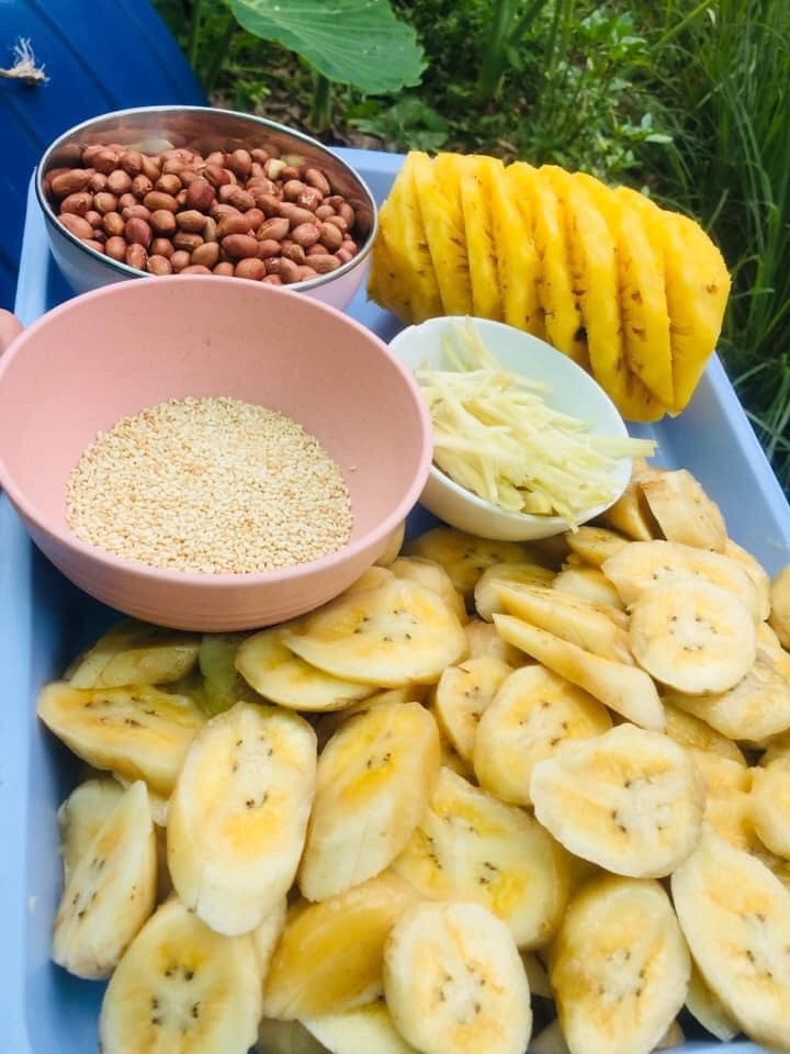 cách làm kẹo chuối