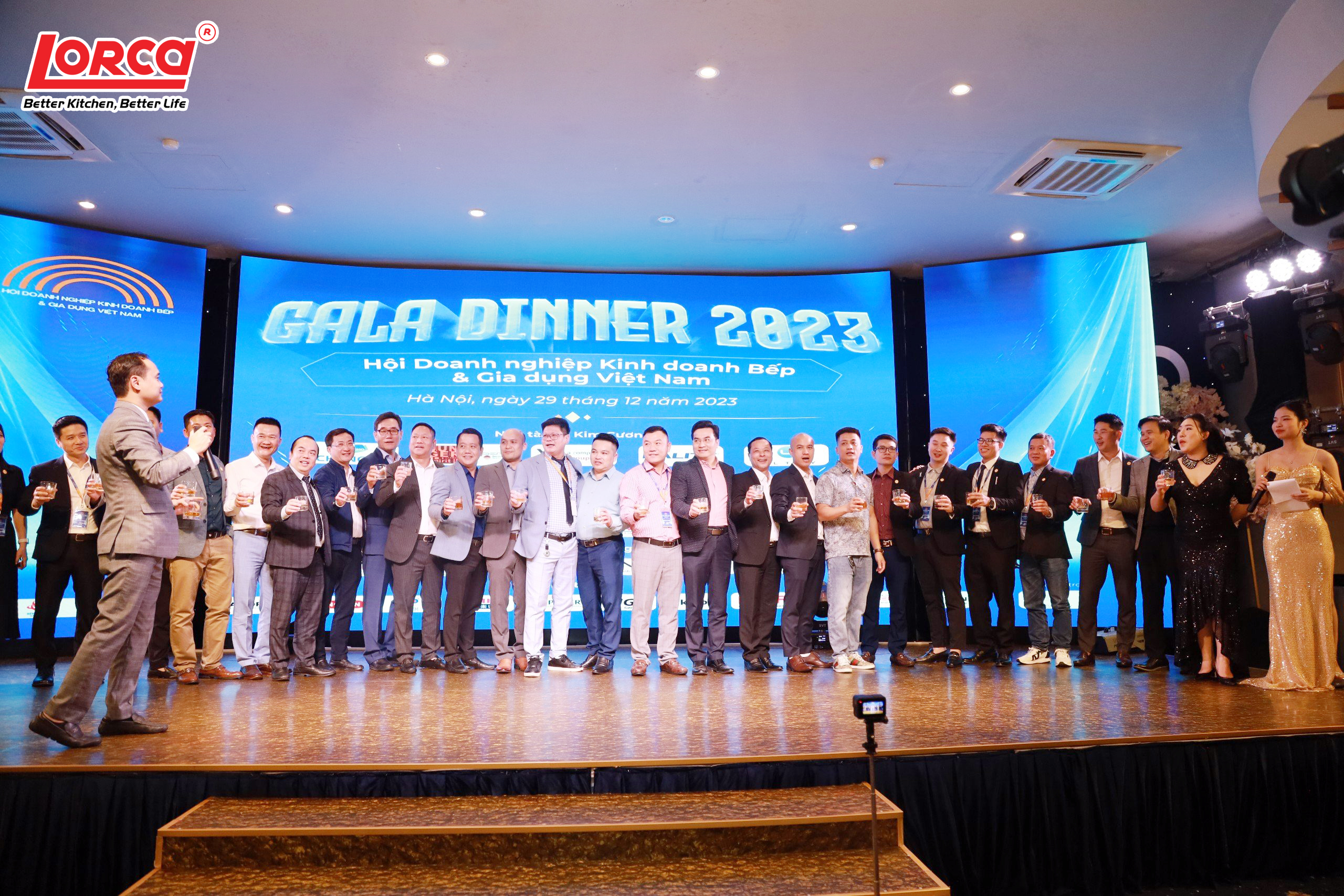 LORCA THAM DỰ GALA DINNER 2023 CỦA HỘI DOANH NGHIỆP KINH DOANH BẾP VÀ GIA DỤNG VIỆT NAM