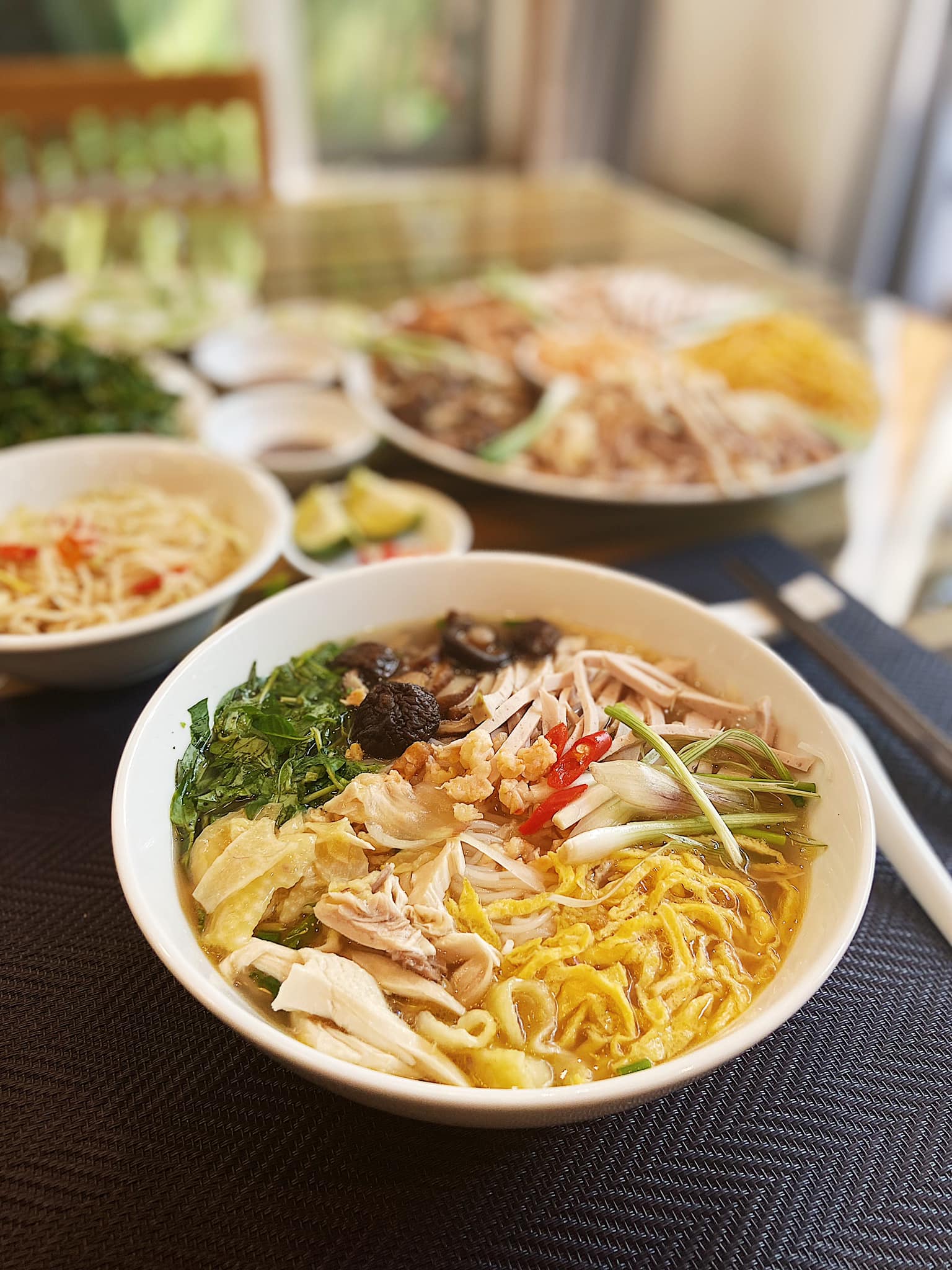 cách làm bún thang