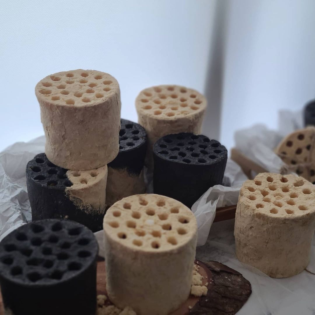 cách làm bánh than tổ ong