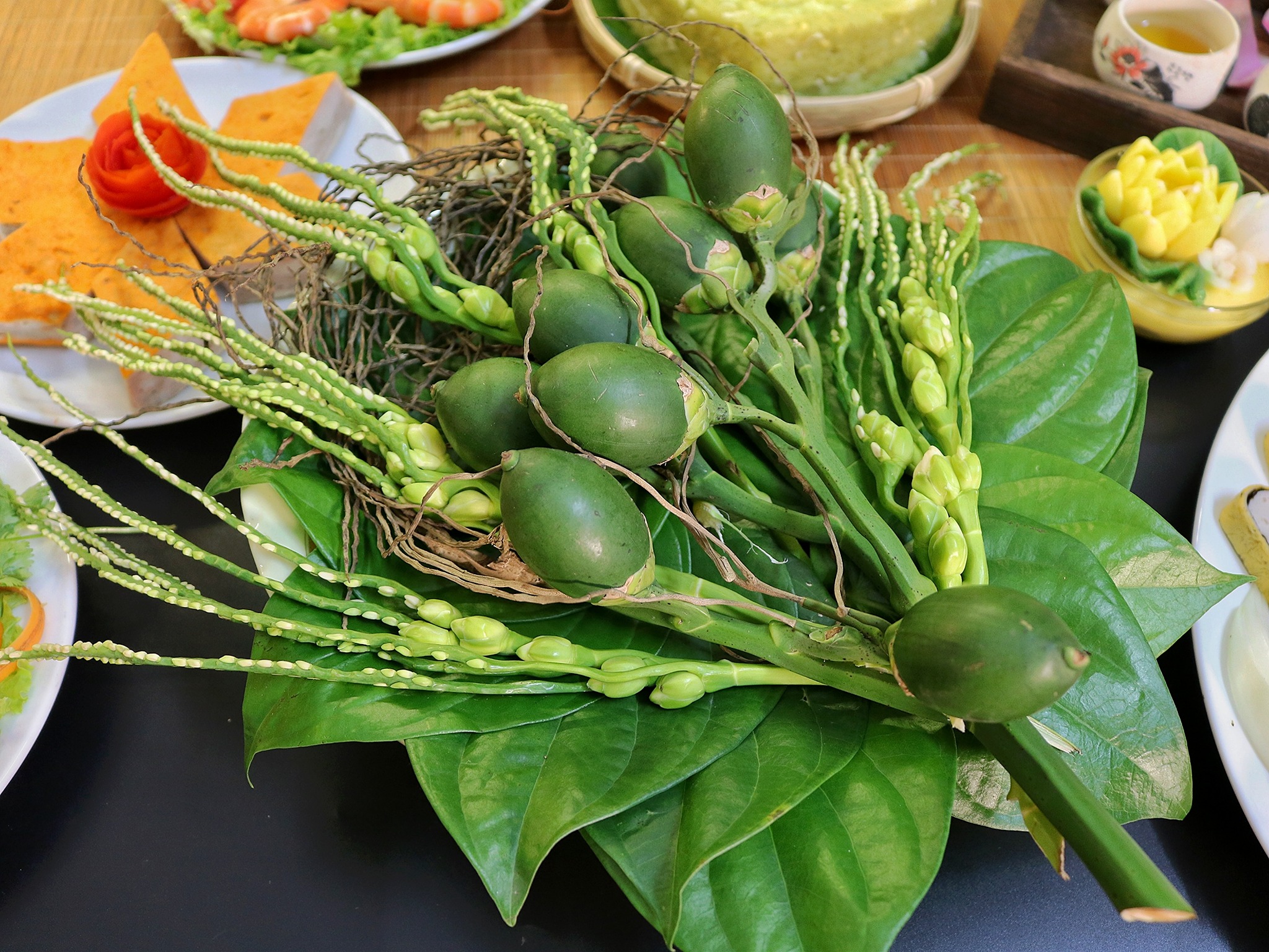 mâm cỗ rằm tháng giêng