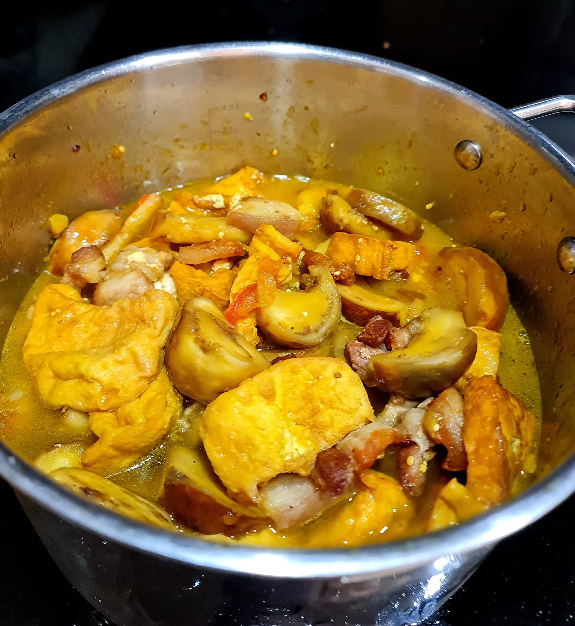 cách nấu cà bung