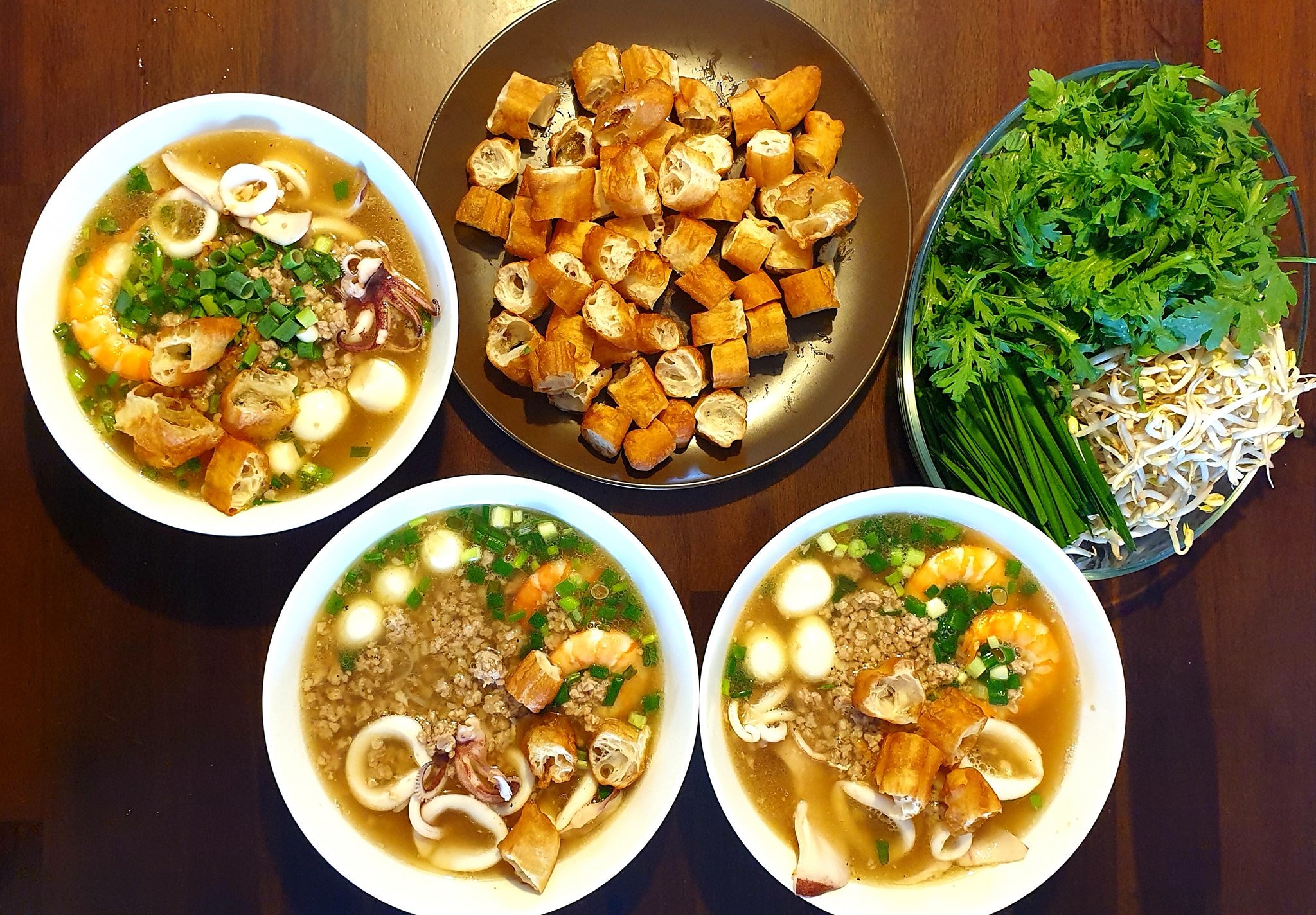 cách nấu hủ tiếu mực
