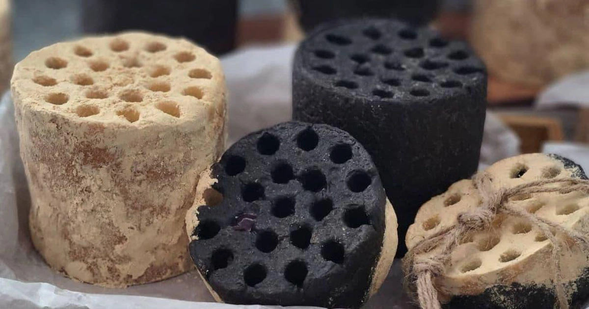 cách làm bánh than tổ ong