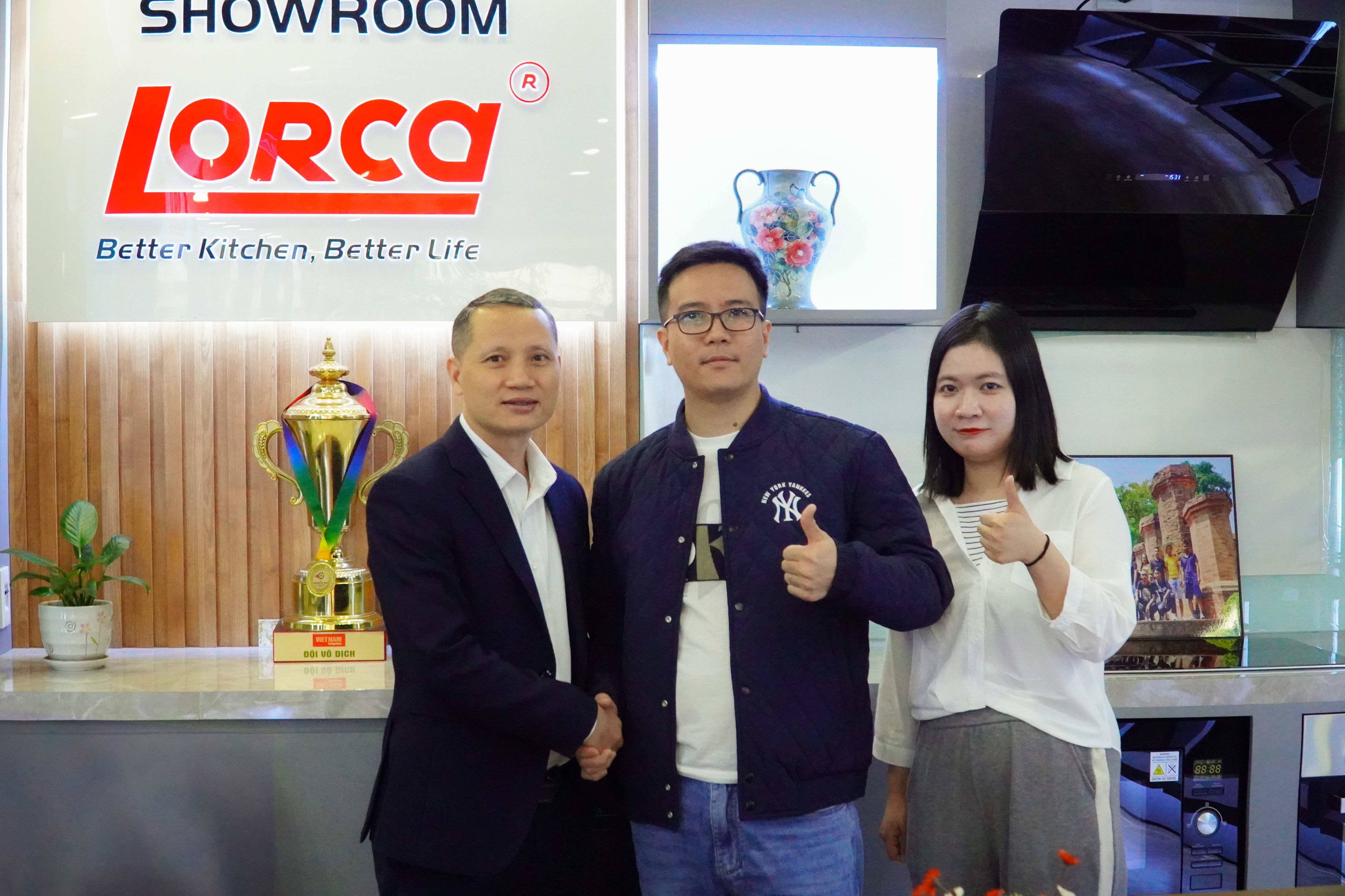 đón tiếp đối tác