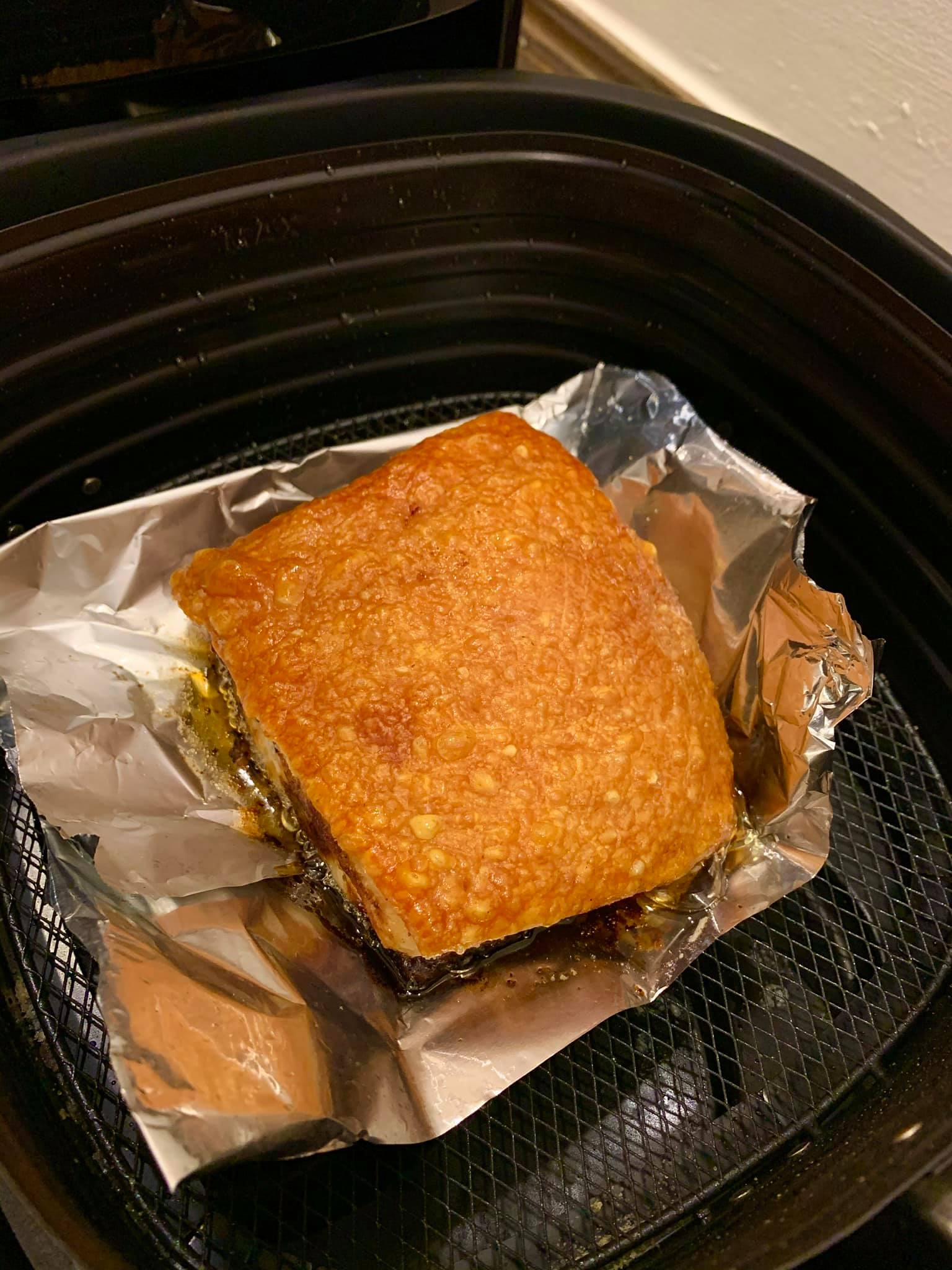 cách làm thịt quay giòn bì