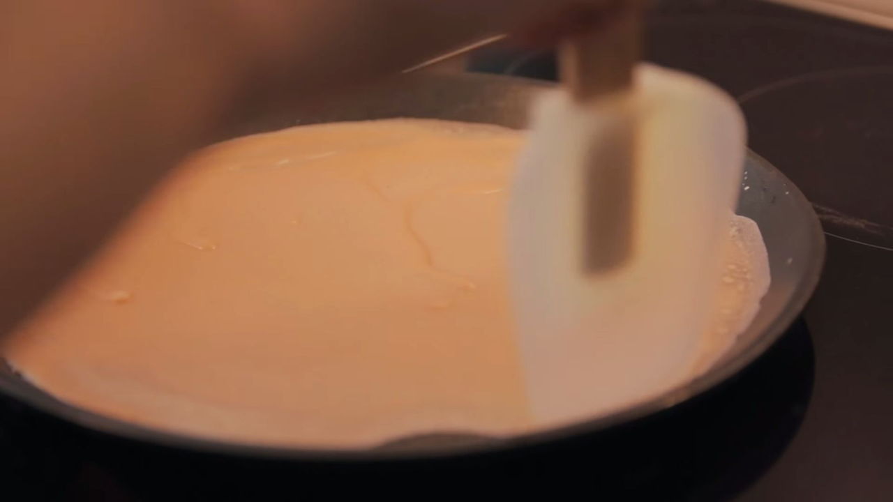 cách làm bánh crepe sầu riêng 