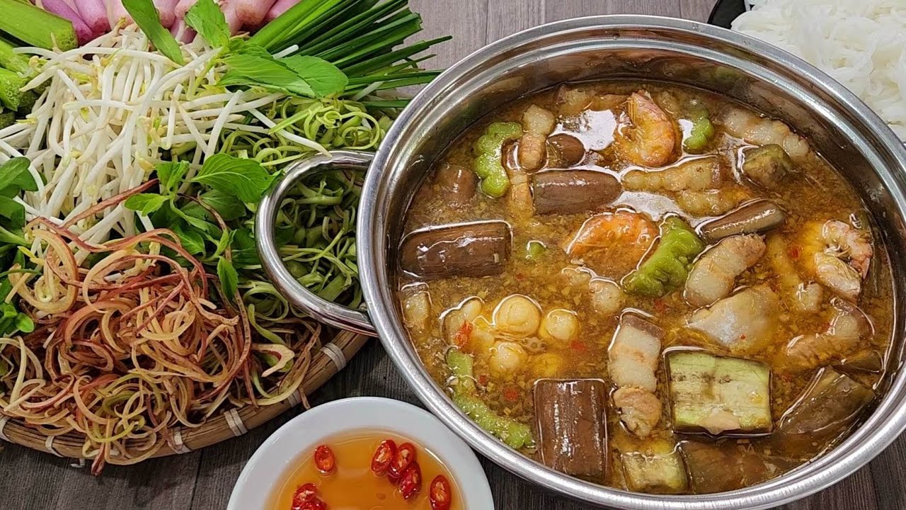 cách nấu lẩu mắm