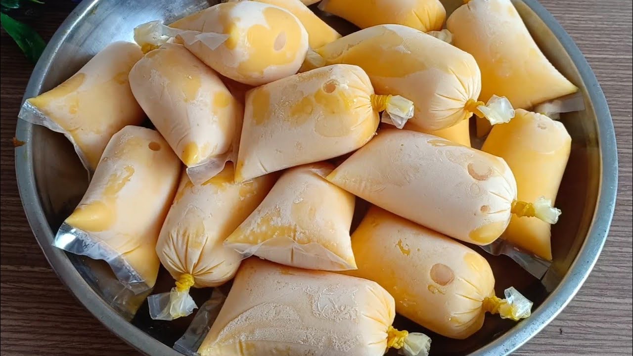 Cách làm kem xoài không cần whipping cream