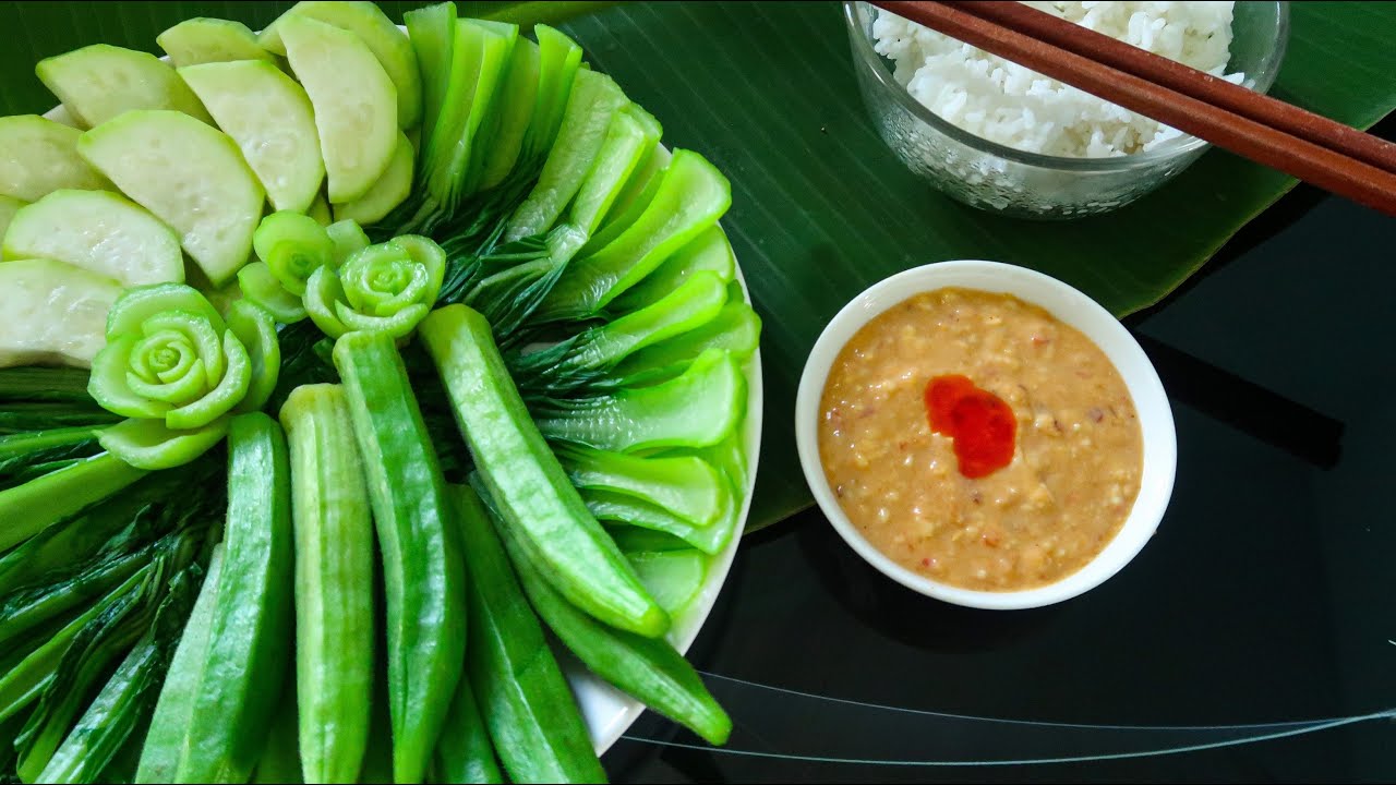 chao rau củ
