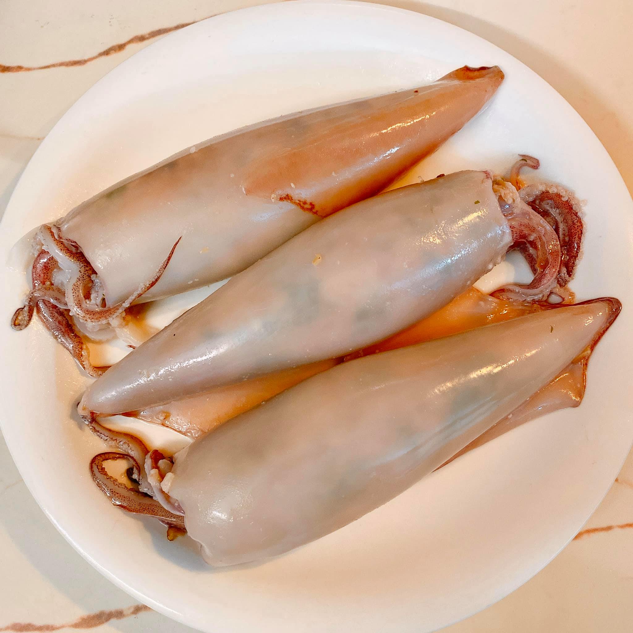 cách làm mực nhồi thịt