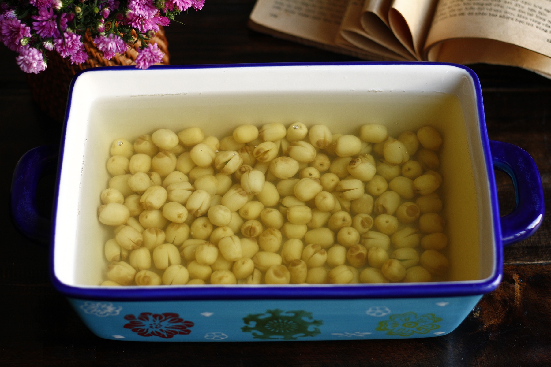 mẹo trữ đông hạt sen tươi