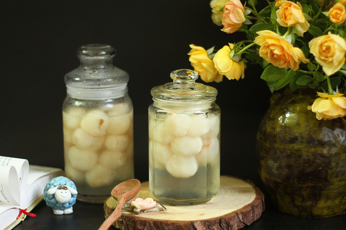 cách làm vải ngâm đường