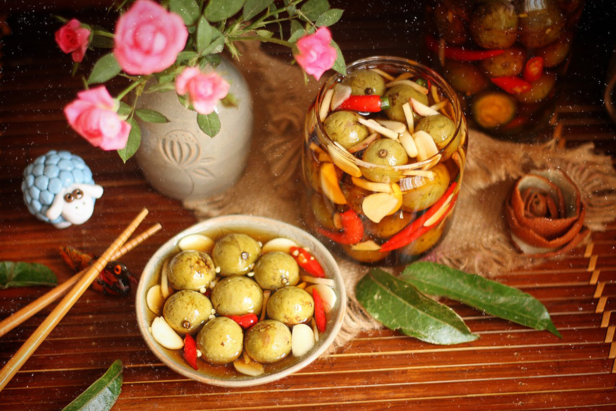 cách làm sấu ngâm mắm