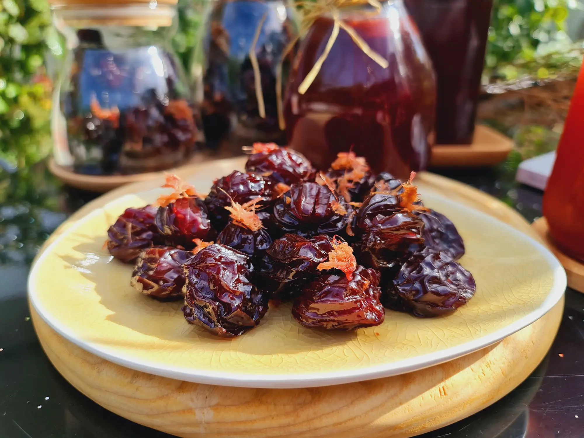 cách làm ô mai mận xào gừng