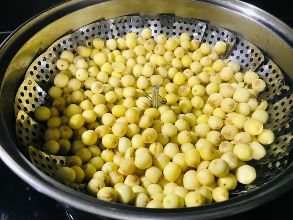 mẹo trữ đông hạt sen tươi