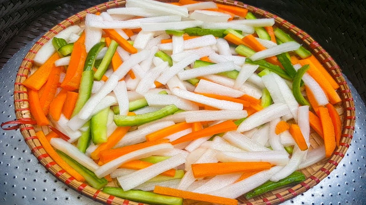 muối dưa củ cải dưa chuột