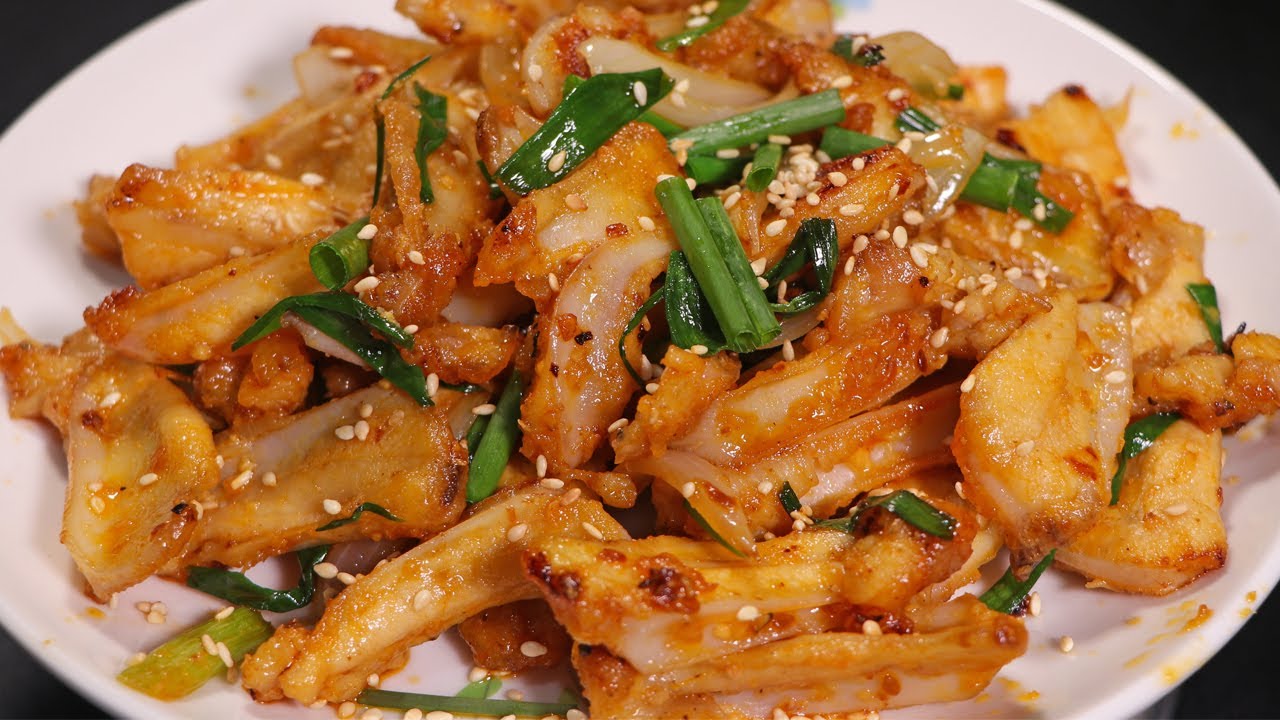 cách làm sụn gà chiên nước mắm