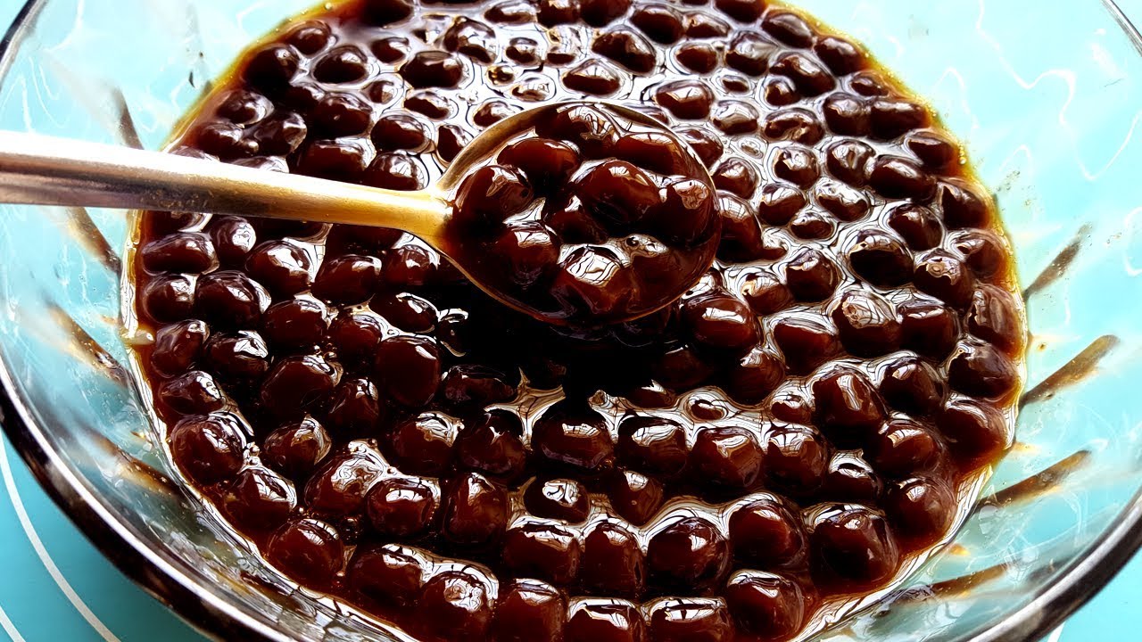cách làm trân châu bằng bột năng