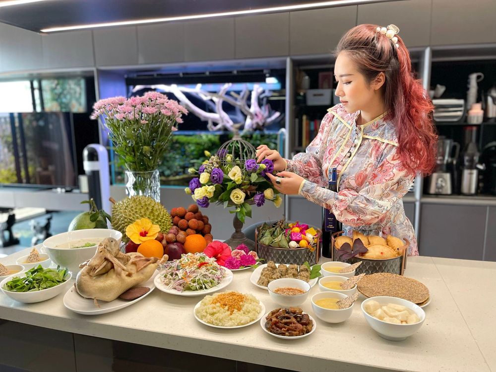 mâm cỗ Tết Đoan Ngọ