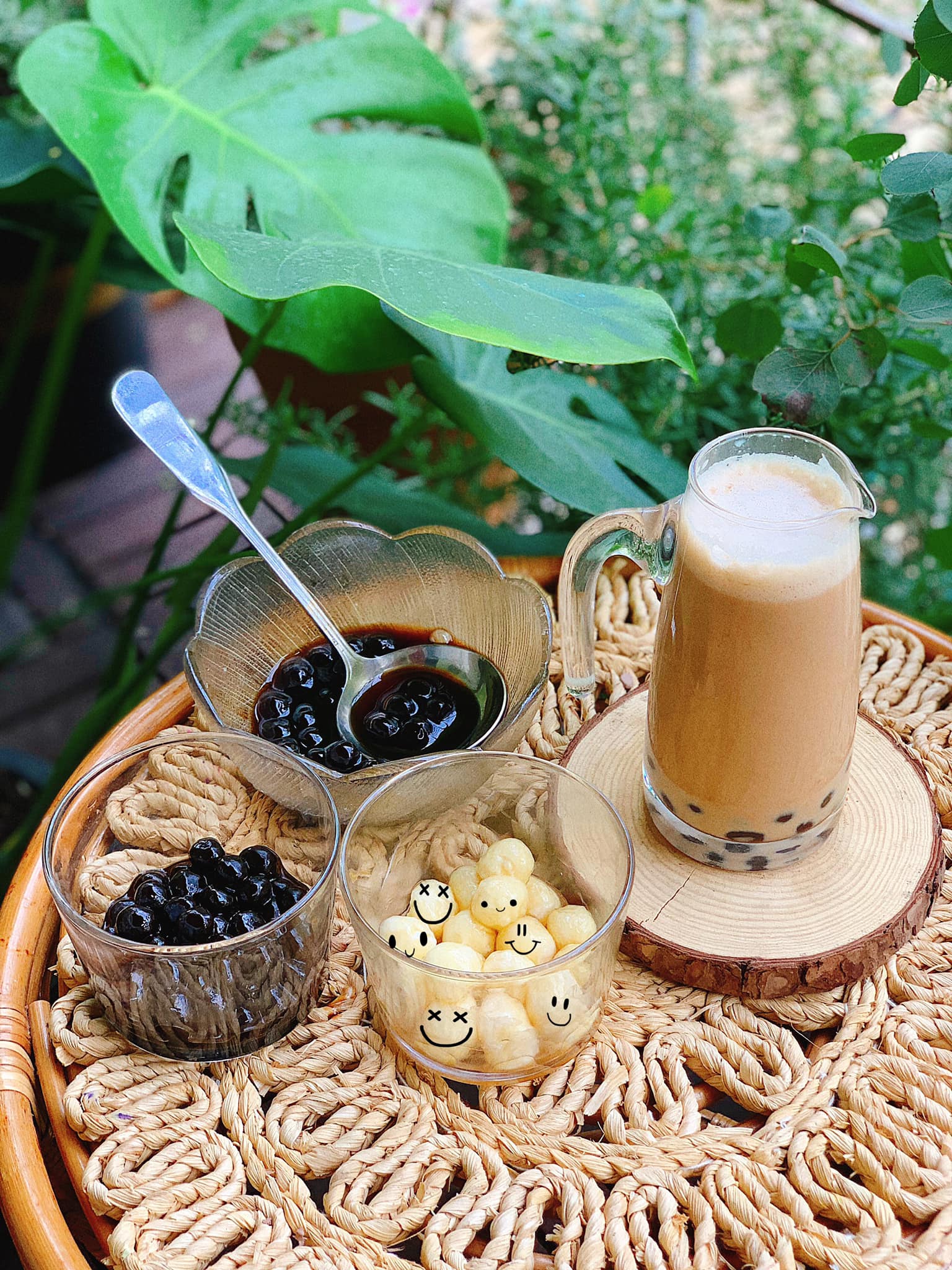 nấu trà sữa