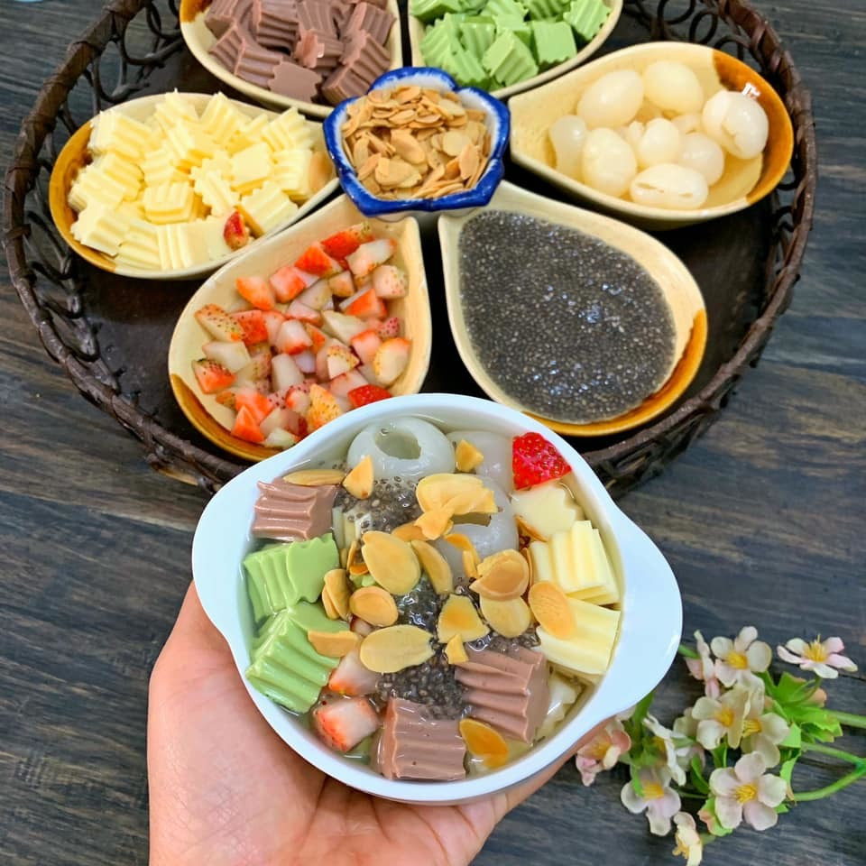 dùng bột rau câu