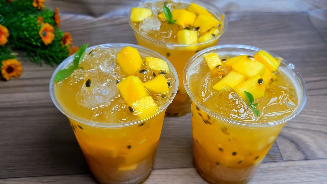 công thức trà xoài chanh dây