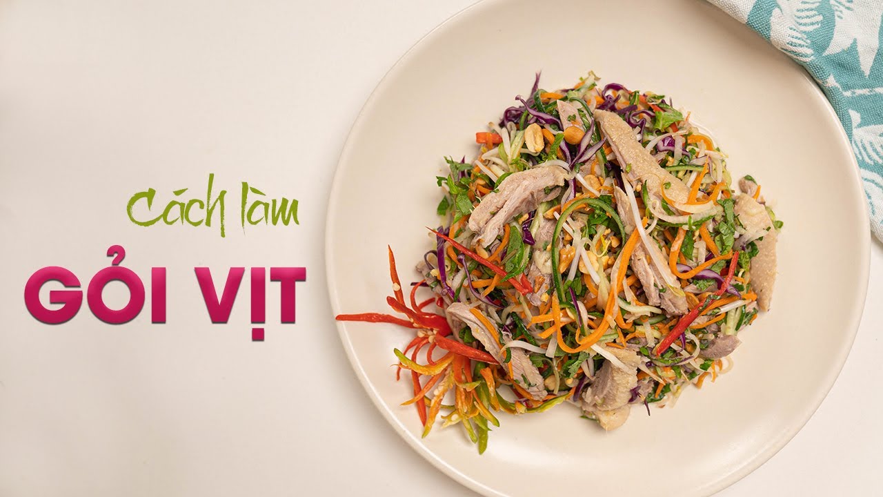 cách làm gỏi vịt bắp cải