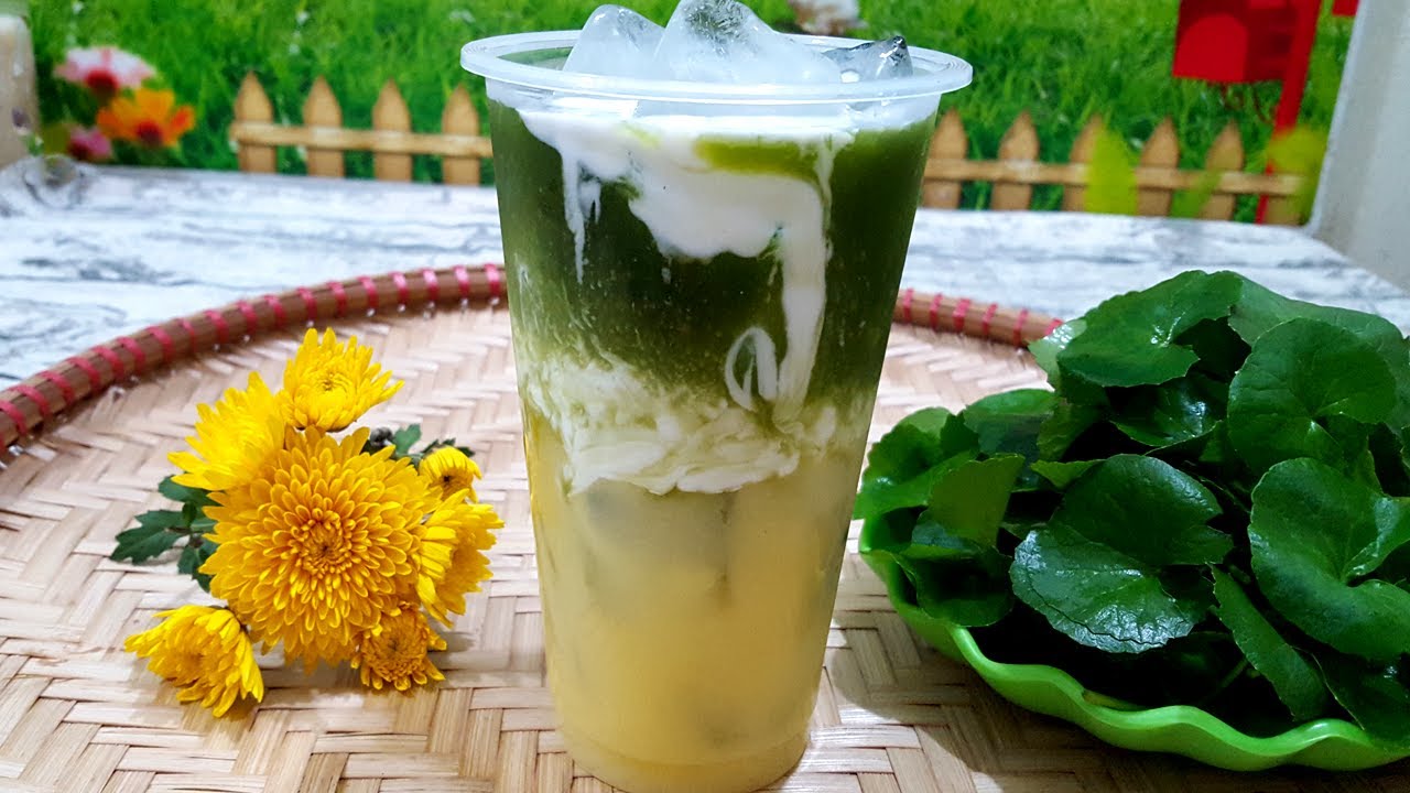 cách làm nước đậu xanh rau má