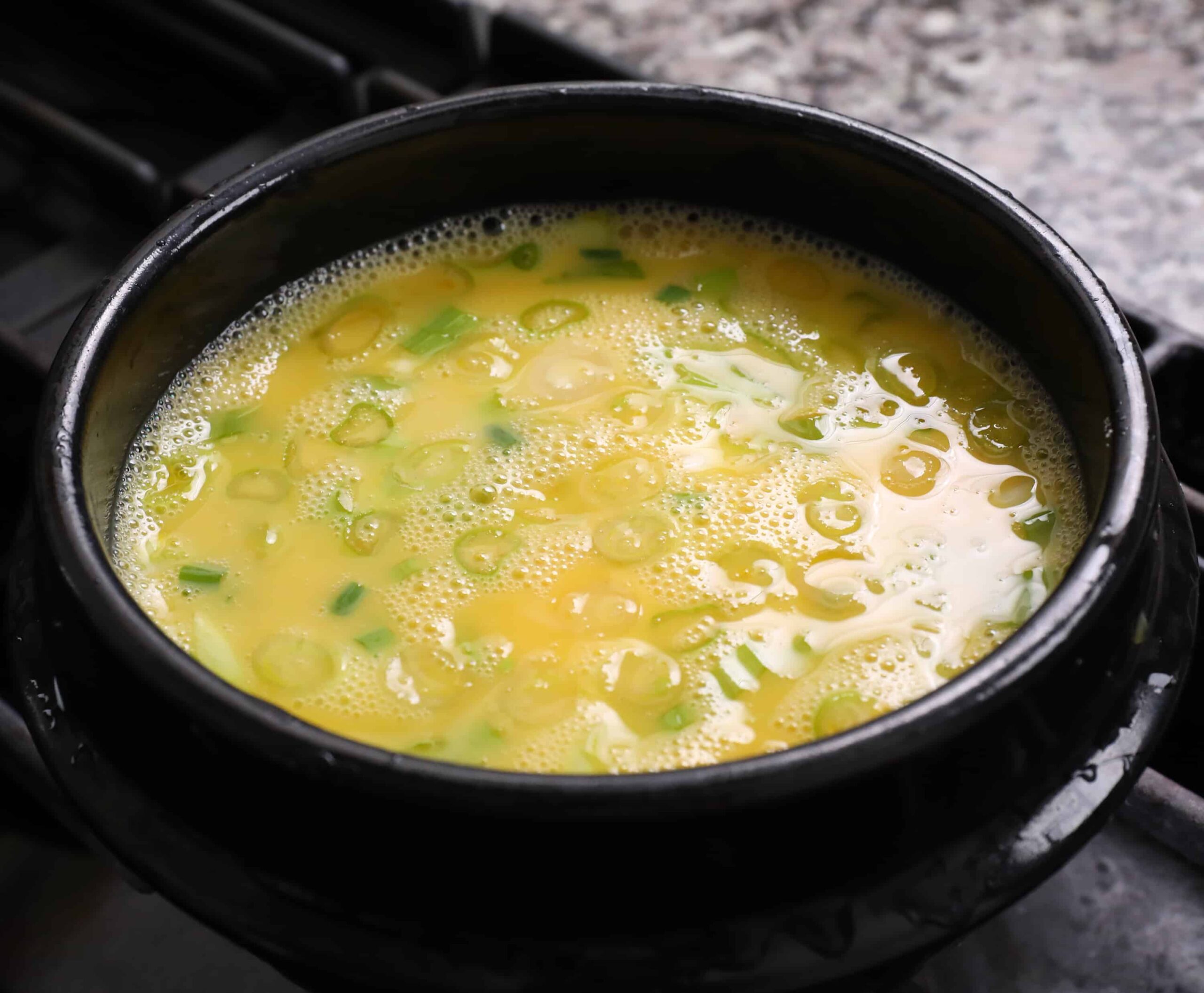 cách làm trứng hấp Hàn Quốc