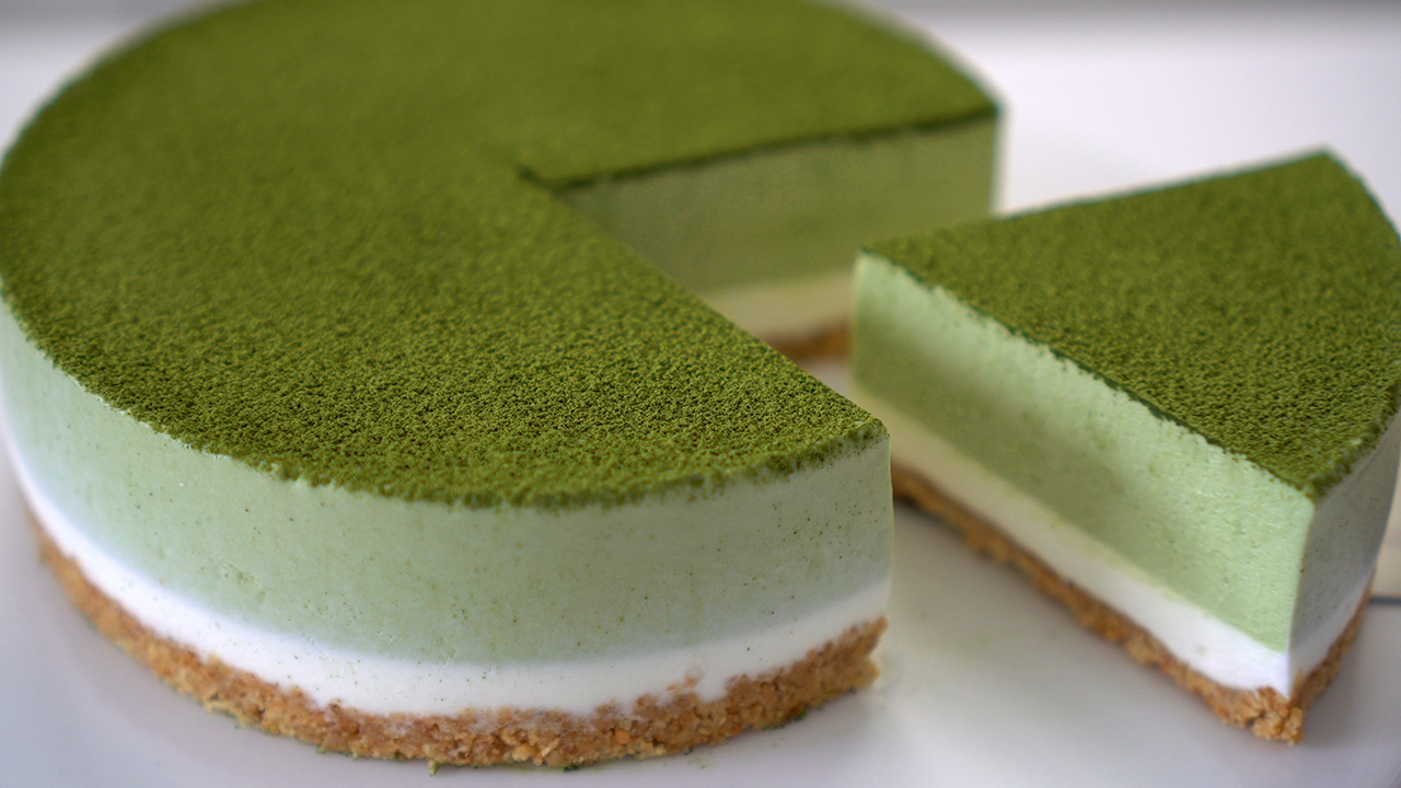 cách làm bánh mousse trà xanh